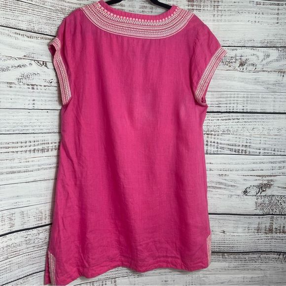 Boden Pink Embroidered Dress - Picture 5 of 11